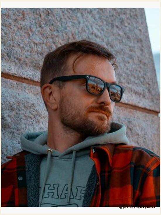 Polarized Square Sunglasses UV Protection Unisex TR90 Frame main image 7